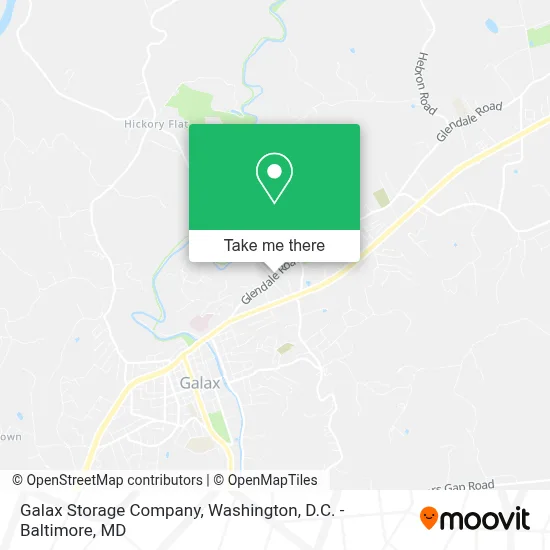 Galax Storage Company map
