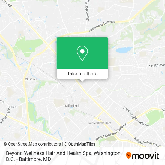Beyond Wellness Hair And Health Spa map