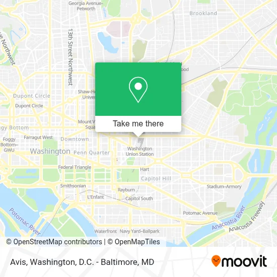 Avis map