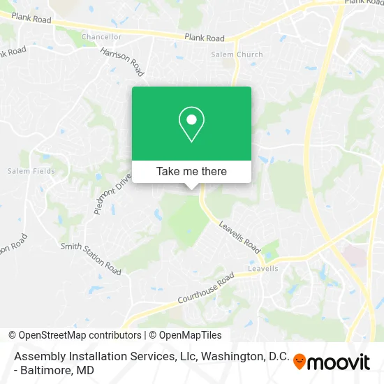 Assembly Installation Services, Llc map