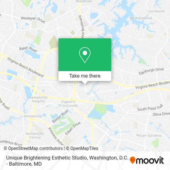 Unique Brightening Esthetic Studio map