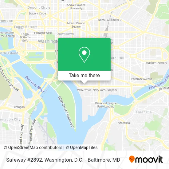 Safeway #2892 map