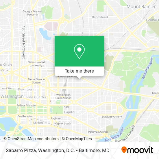Sabarro Pizza map