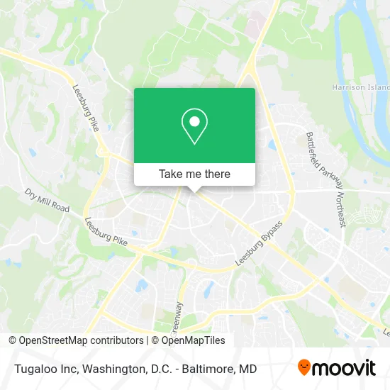 Tugaloo Inc map