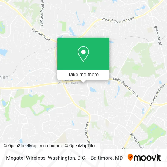Megatel Wireless map