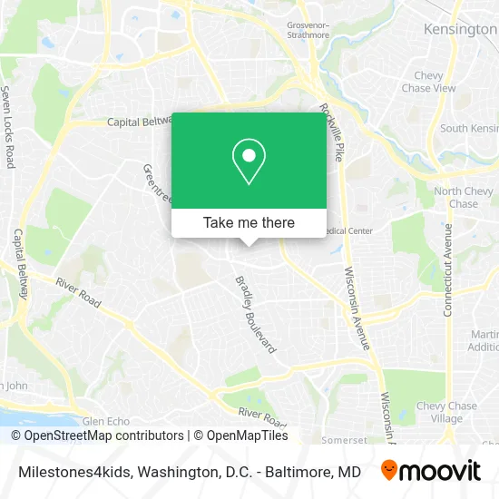 Milestones4kids map