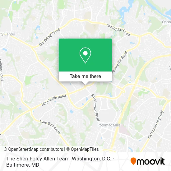 The Sheri Foley Allen Team map