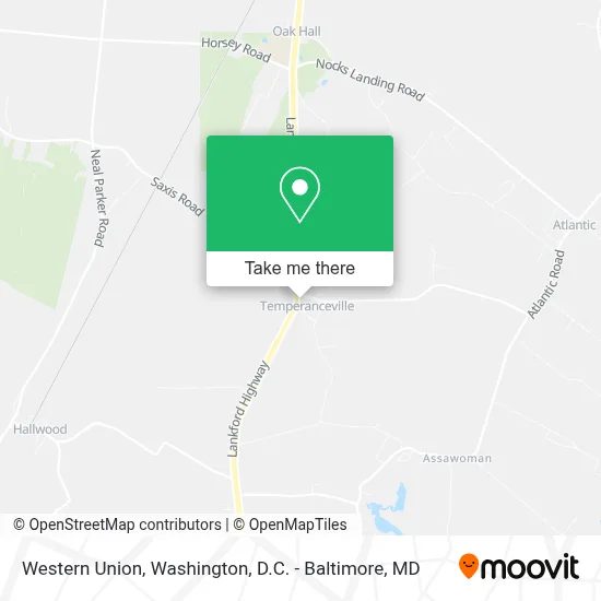 Western Union map