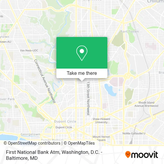 First National Bank Atm map