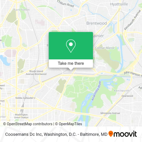 Coosemans Dc Inc map