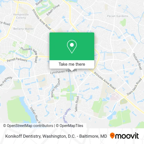 Konikoff Dentistry map