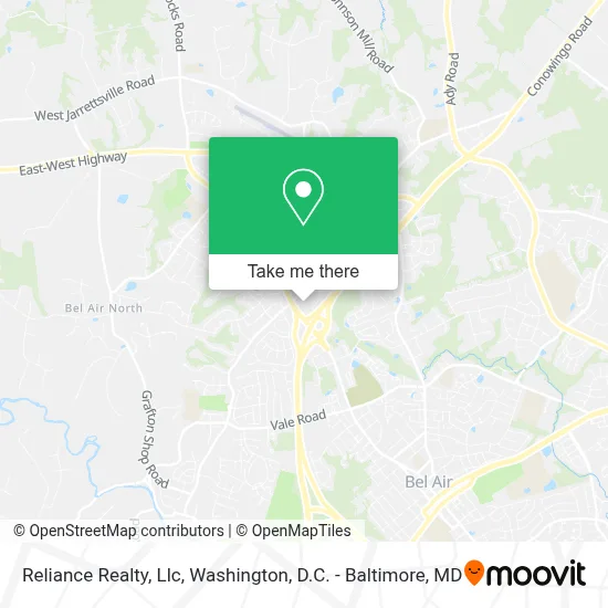 Reliance Realty, Llc map
