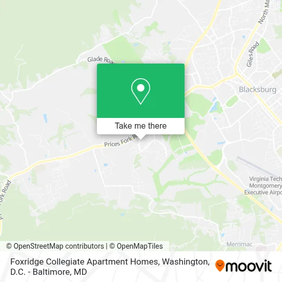 Foxridge Collegiate Apartment Homes map