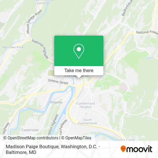 Madison Paige Boutique map