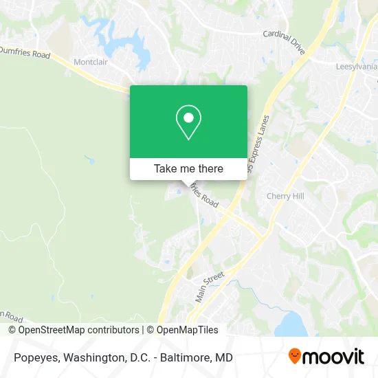 Popeyes map