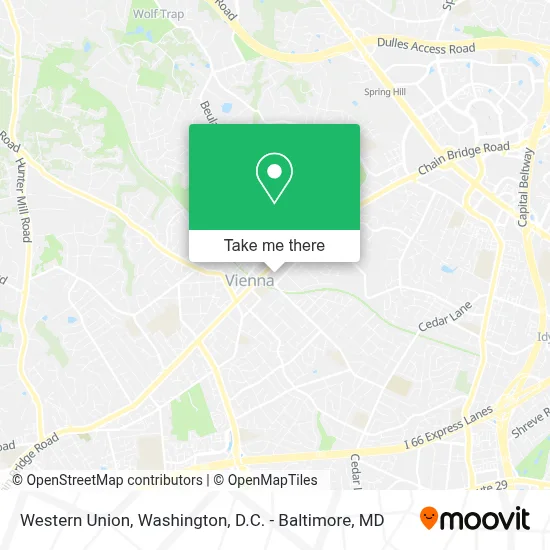Western Union map
