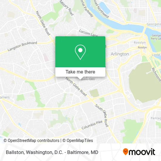 Ballston map