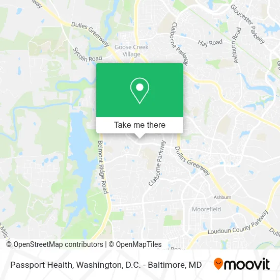 Passport Health map