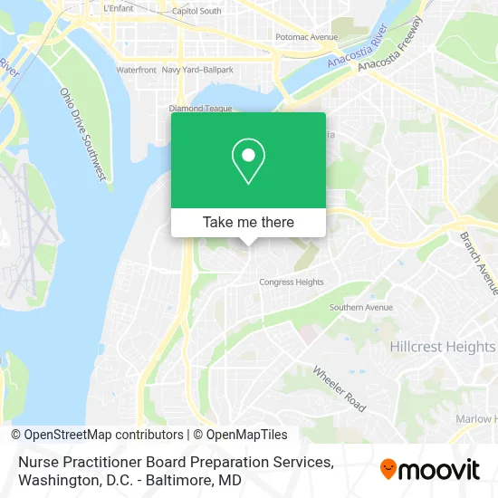Nurse Practitioner Board Preparation Services map