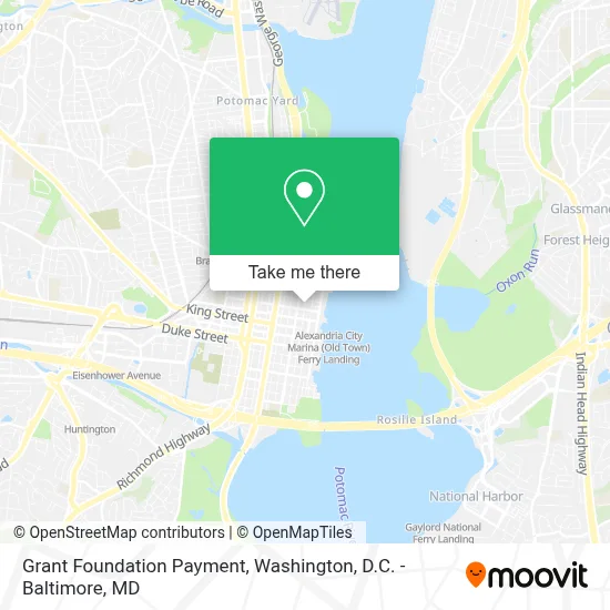 Grant Foundation Payment map