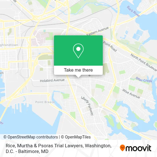 Rice, Murtha & Psoras Trial Lawyers map