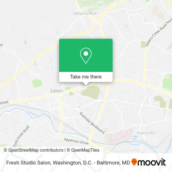Fresh Studio Salon map