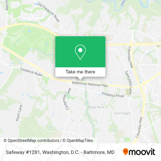 Safeway #1281 map