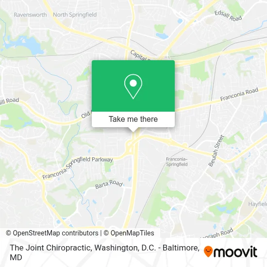 The Joint Chiropractic map