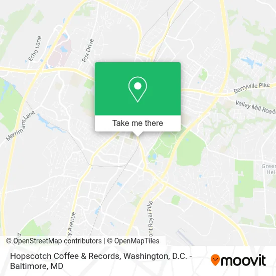 Hopscotch Coffee & Records map