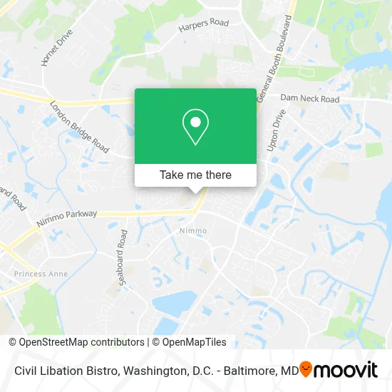 Civil Libation Bistro map