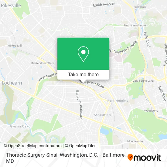 Thoracic Surgery-Sinai map