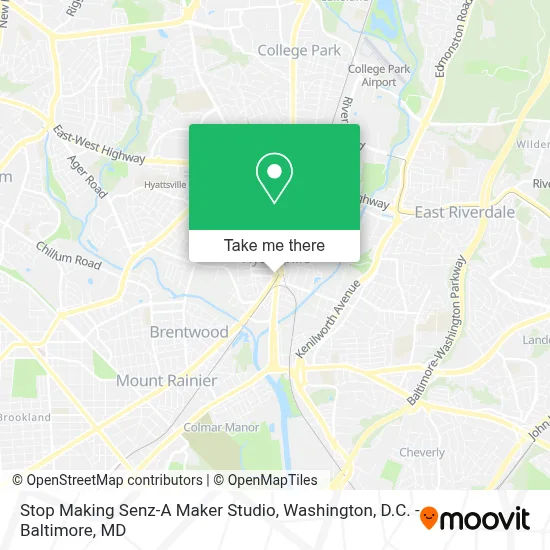 Stop Making Senz-A Maker Studio map