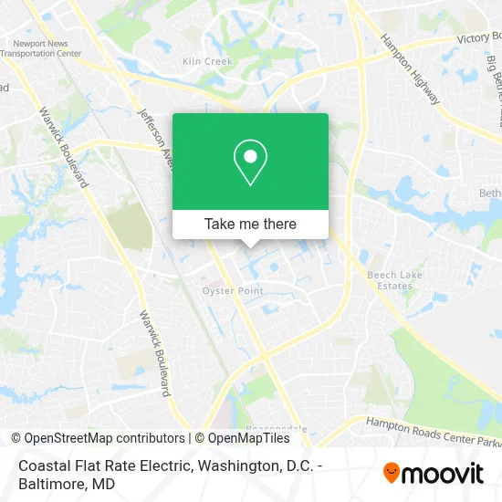 Coastal Flat Rate Electric map