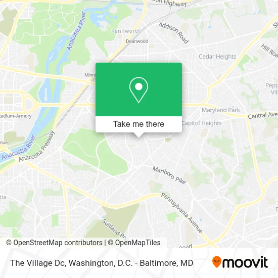 The Village Dc map
