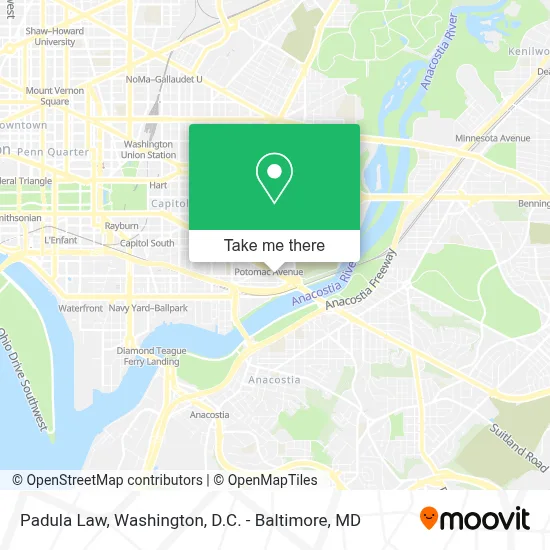 Padula Law map