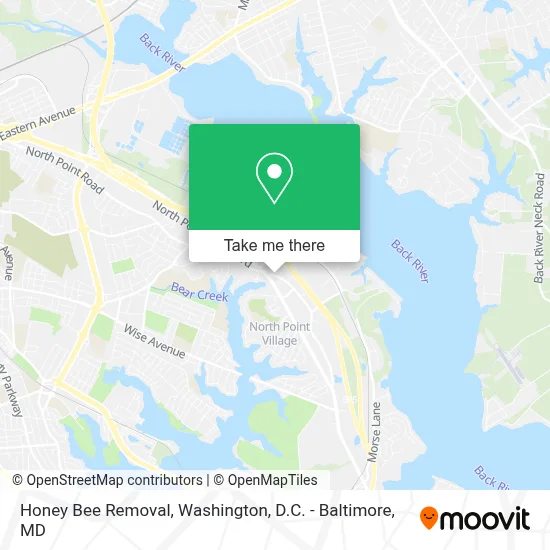 Honey Bee Removal map