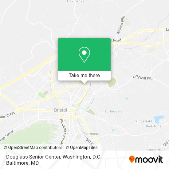 Douglass Senior Center map