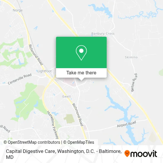 Capital Digestive Care map