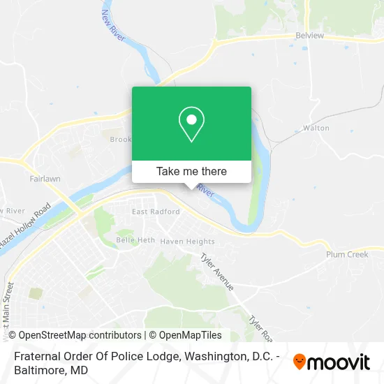 Fraternal Order Of Police Lodge map