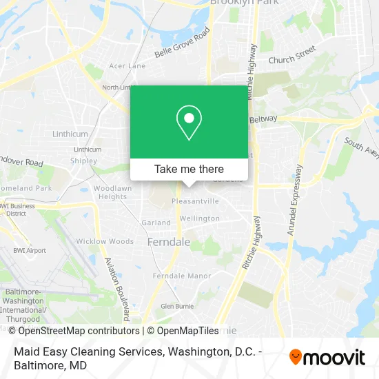 Maid Easy Cleaning Services map