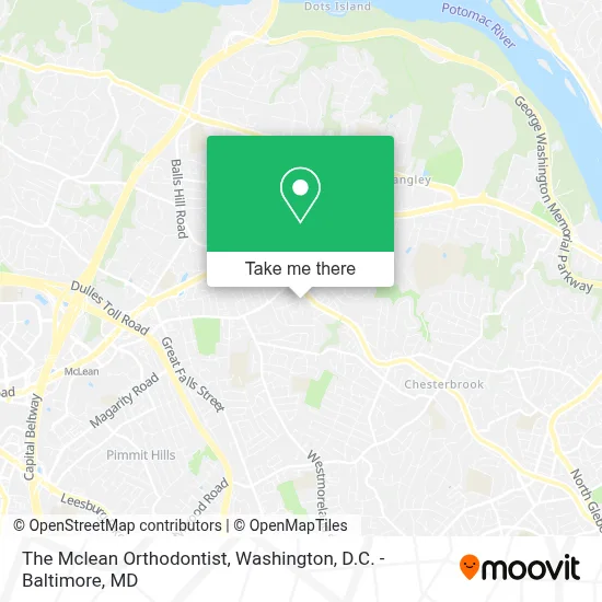 The Mclean Orthodontist map