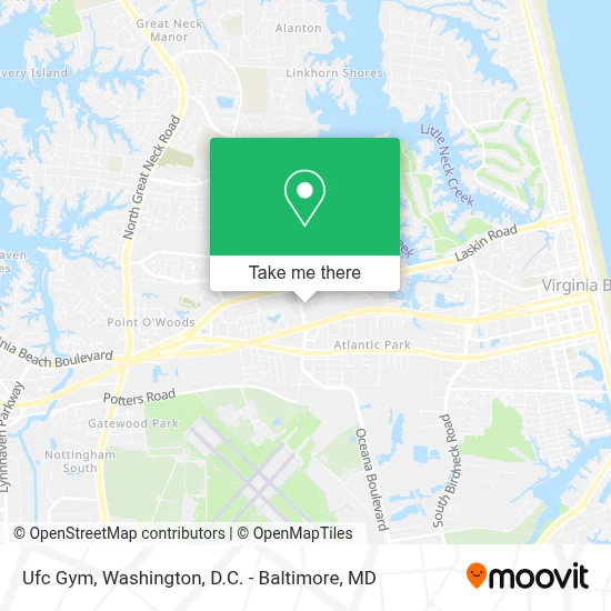 Ufc Gym map