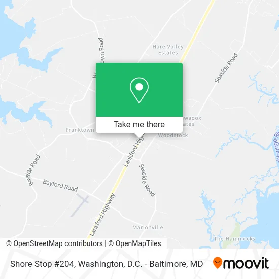 Shore Stop #204 map