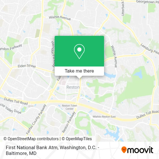 First National Bank Atm map
