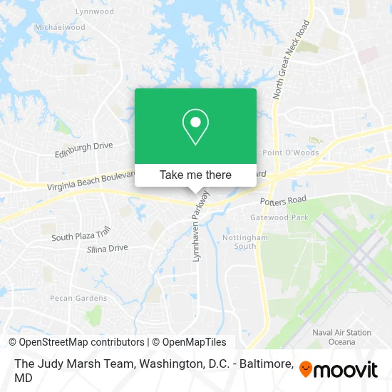 The Judy Marsh Team map