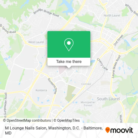 M Lounge Nails Salon map