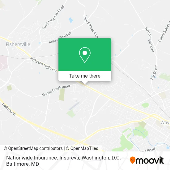 Nationwide Insurance: Insureva map