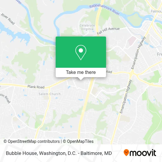 Bubble House map
