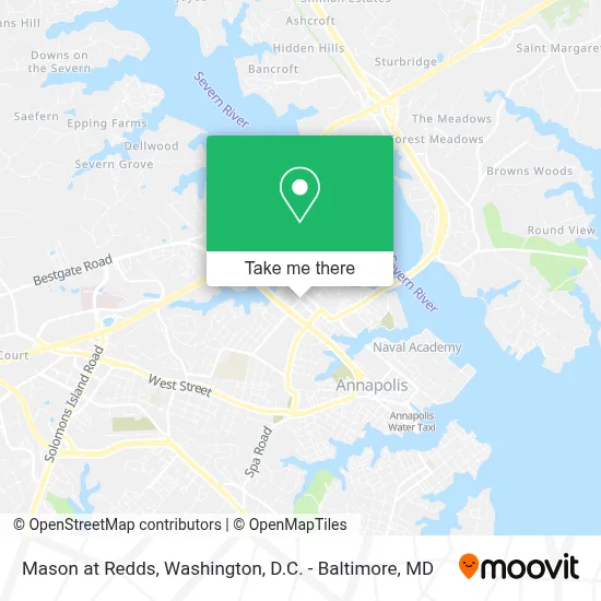 Mason at Redds map