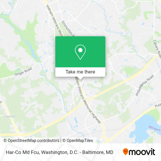 Har-Co Md Fcu map